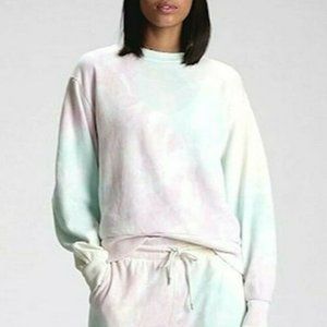 GAP Size XS Vintage Soft Balloon Sleeve Pullover Sweatshirt Pastel Tie Dye